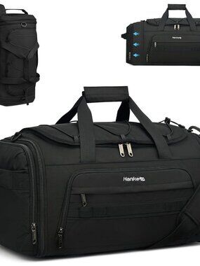 Duffle Bag for Travel, Dual Expandable 45L-55L Carry On Duffel, 3 In 1 Weekender
